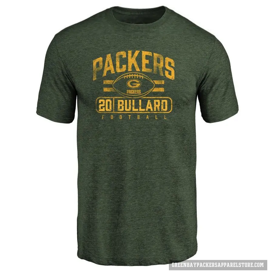 Men's ＃20 Javon Bullard Green Bay Packers Green Flanker T-Shirt