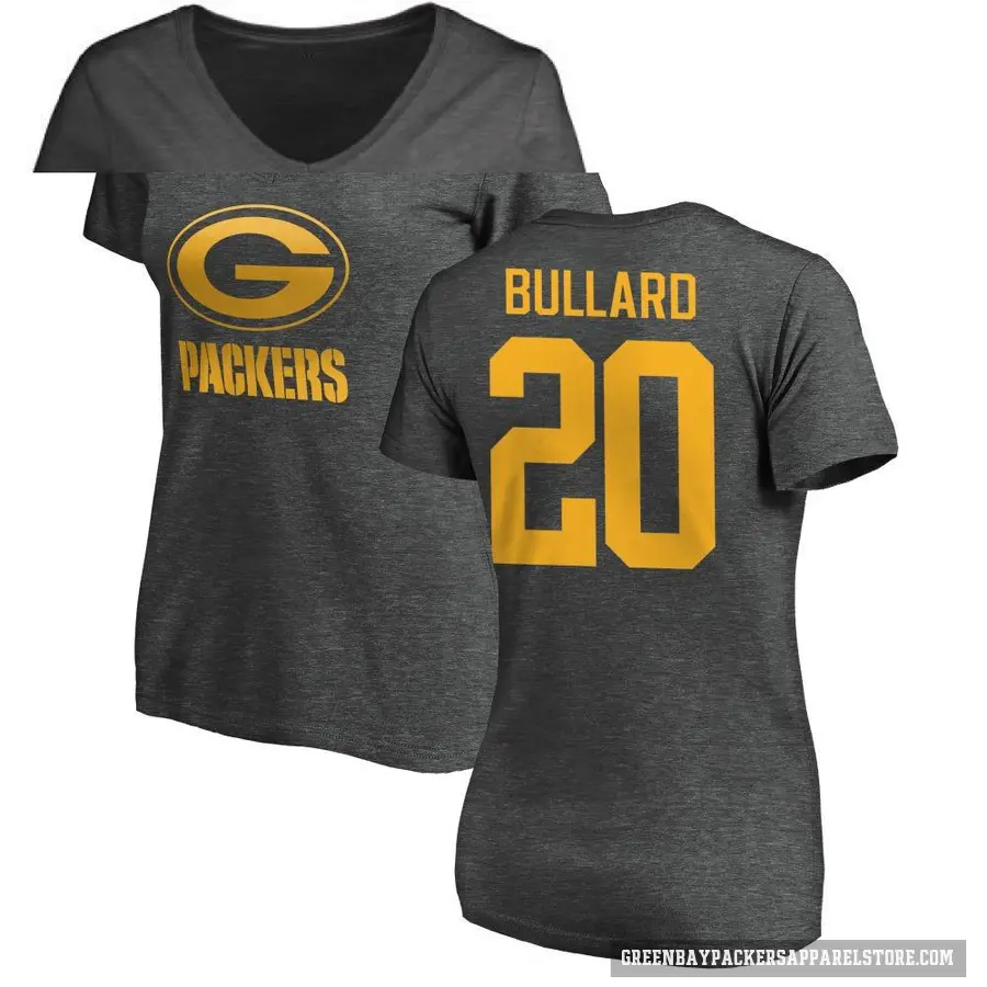 Women's ＃20 Javon Bullard Green Bay Packers Ash One Color T-Shirt